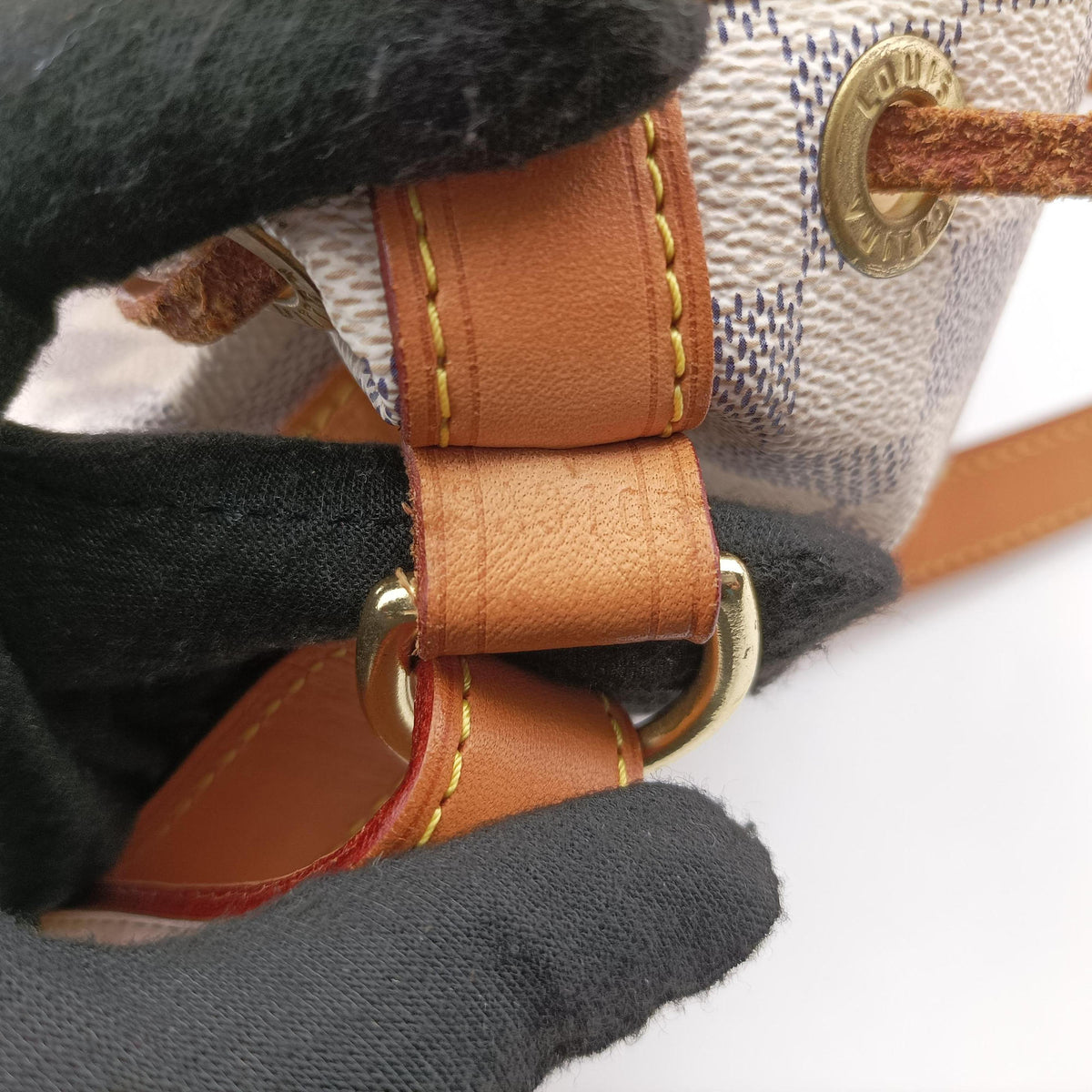 Pre-owned Louis Vuitton NOe BB AZUR Damier Canvas N41220 shoulderbag | stylenewstar