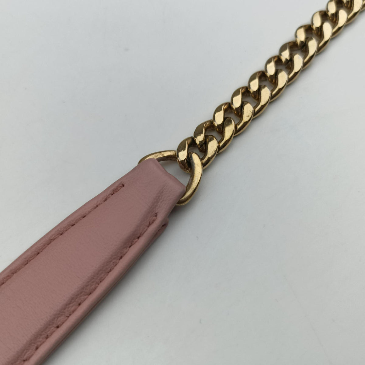 Pre-owned Prada Gaufre Pink lambskin 1BH112 shoulderbag | stylenewstar