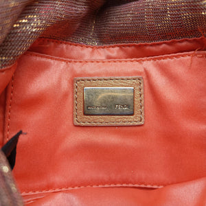 Pre-owned Fendi Mia Pochette Pink canvas 8BP046 shoulderbag | stylenewstar