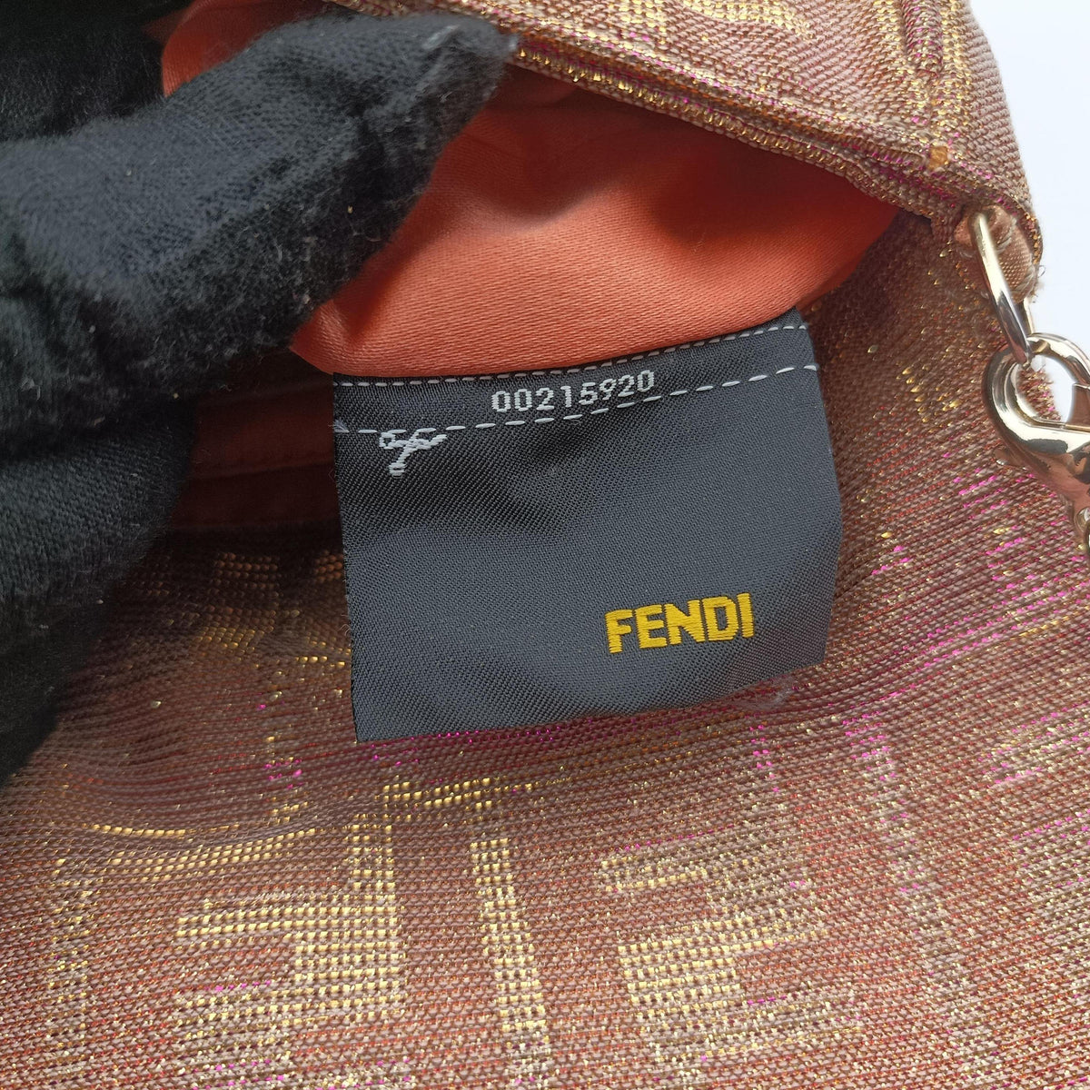Pre-owned Fendi Mia Pochette Pink canvas 8BP046 shoulderbag | stylenewstar