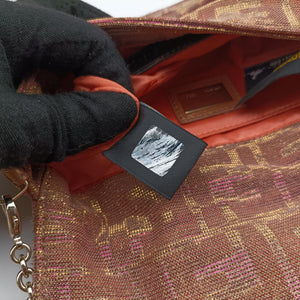 Pre-owned Fendi Mia Pochette Pink canvas 8BP046 shoulderbag | stylenewstar
