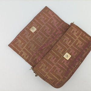 Pre-owned Fendi Mia Pochette Pink canvas 8BP046 shoulderbag | stylenewstar