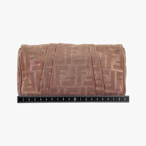 Pre-owned Fendi Mia Pochette Pink canvas 8BP046 shoulderbag | stylenewstar