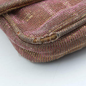 Pre-owned Fendi Mia Pochette Pink canvas 8BP046 shoulderbag | stylenewstar