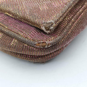 Pre-owned Fendi Mia Pochette Pink canvas 8BP046 shoulderbag | stylenewstar