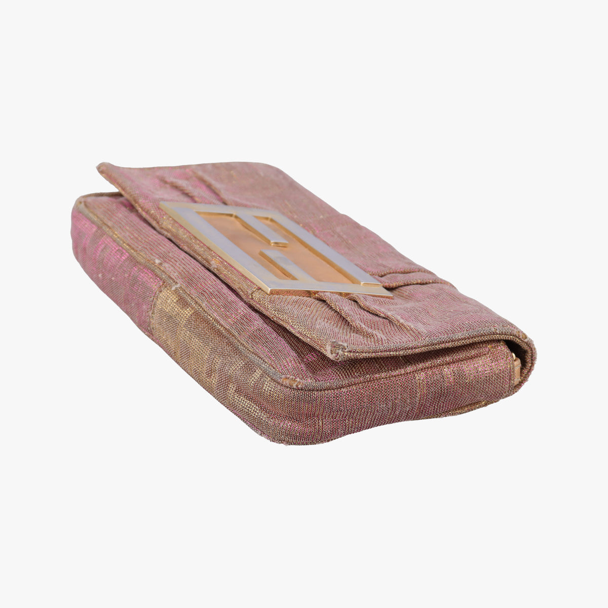 Pre-owned Fendi Mia Pochette Pink canvas 8BP046 shoulderbag | stylenewstar