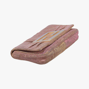 Pre-owned Fendi Mia Pochette Pink canvas 8BP046 shoulderbag | stylenewstar