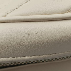 Secondhand Gucci GG Marmont White Leather 448065 shoulderbag | stylenewstar