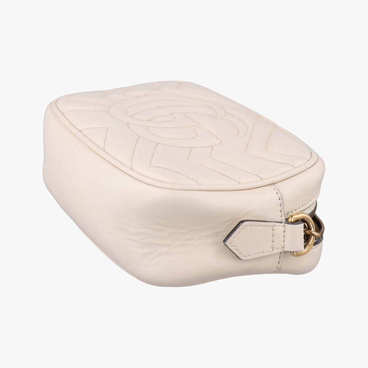 Secondhand Gucci GG Marmont White Leather 448065 shoulderbag | stylenewstar