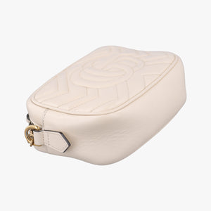 Secondhand Gucci GG Marmont White Leather 448065 shoulderbag | stylenewstar