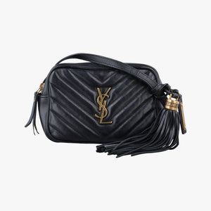 Secondhand Yves Saint Laurent LOU camera Black Leather 534817 shoulderbag | stylenewstar