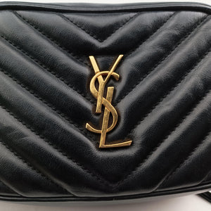 Secondhand Yves Saint Laurent LOU camera Black Leather 534817 shoulderbag | stylenewstar