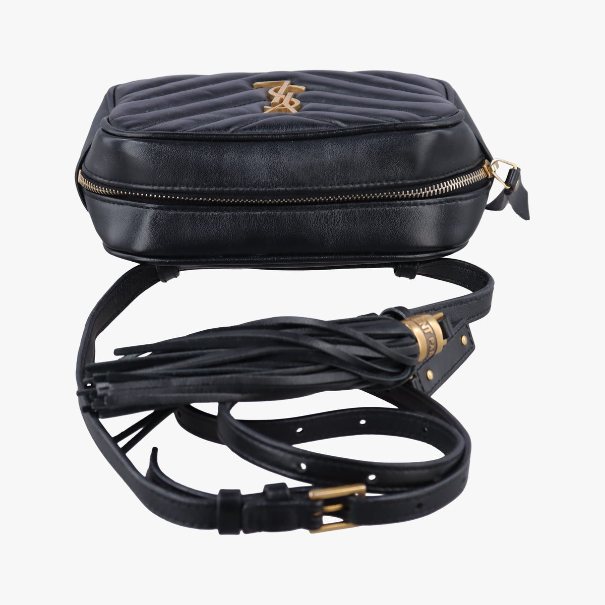 Secondhand Yves Saint Laurent LOU camera Black Leather 534817 shoulderbag | stylenewstar