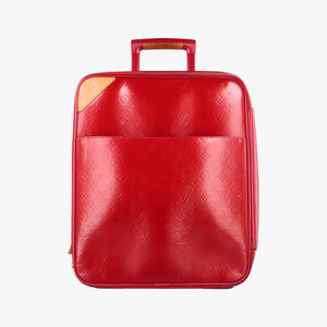 Pre-owned Louis Vuitton Pegase 45 pomme d'amour Vernis M91278 suitcase | stylenewstar