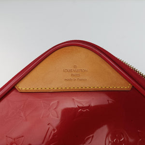 Pre-owned Louis Vuitton Pegase 45 pomme d'amour Vernis M91278 suitcase | stylenewstar