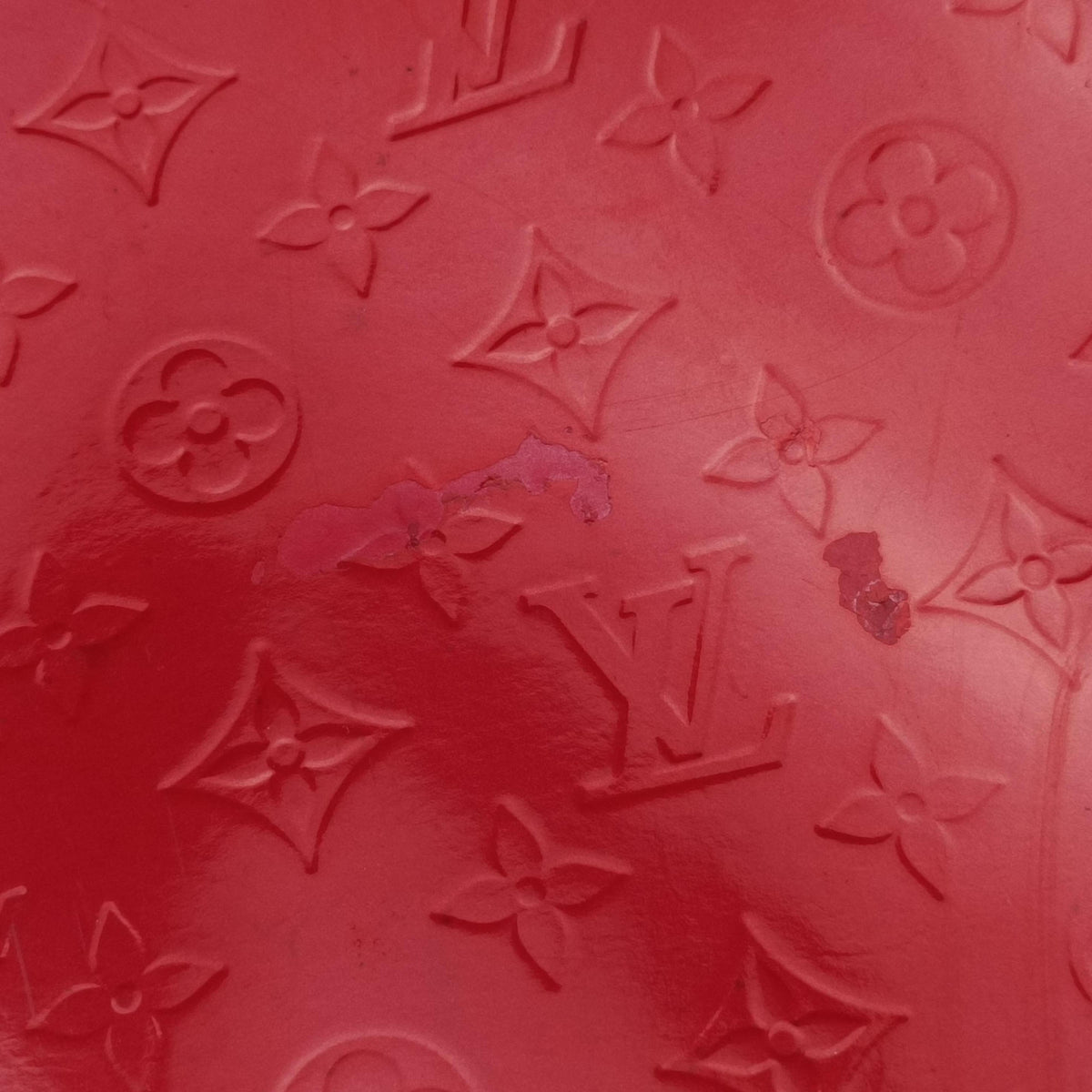 Pre-owned Louis Vuitton Pegase 45 pomme d'amour Vernis M91278 suitcase | stylenewstar