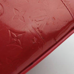 Pre-owned Louis Vuitton Pegase 45 pomme d'amour Vernis M91278 suitcase | stylenewstar