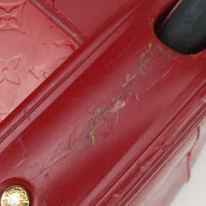 Pre-owned Louis Vuitton Pegase 45 pomme d'amour Vernis M91278 suitcase | stylenewstar
