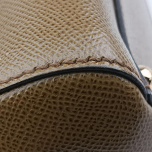 Pre-owned Dolce & Gabbana SICILY khaki Leather  shoulderbag | stylenewstar