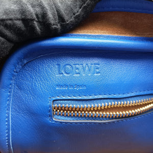 Pre-owned Loewe Amazona Blue Leather  shoulderbag | stylenewstar