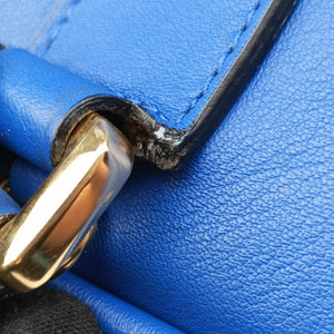 Pre-owned Loewe Amazona Blue Leather  shoulderbag | stylenewstar