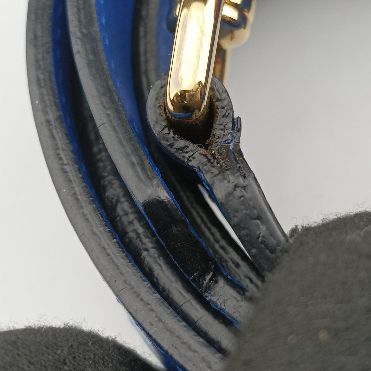 Pre-owned Loewe Amazona Blue Leather  shoulderbag | stylenewstar