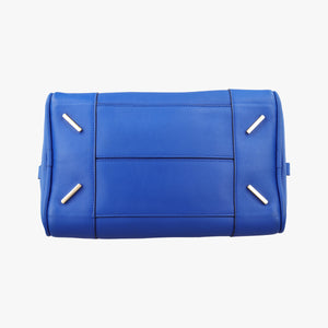 Pre-owned Loewe Amazona Blue Leather  shoulderbag | stylenewstar