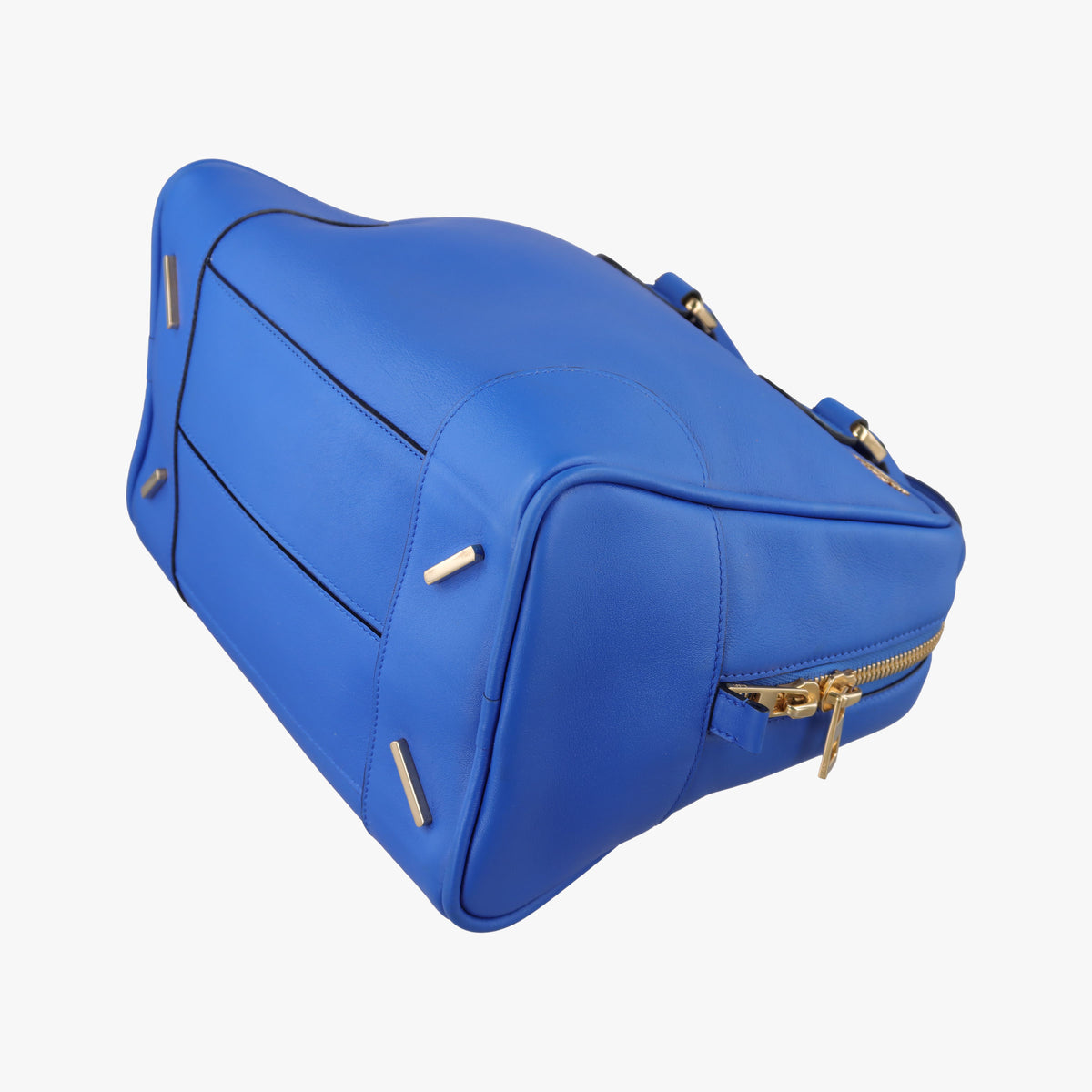Pre-owned Loewe Amazona Blue Leather  shoulderbag | stylenewstar