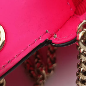 Secondhand Christian Louboutin Sweet Charity Scarabe Spike Rose Patent Leather  shoulderbag | stylenewstar