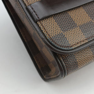 Pre-owned Louis Vuitton Tribeca Long EBENE Damier Canvas N51160 shoulderbag | stylenewstar
