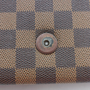 Pre-owned Louis Vuitton Tribeca Long EBENE Damier Canvas N51160 shoulderbag | stylenewstar