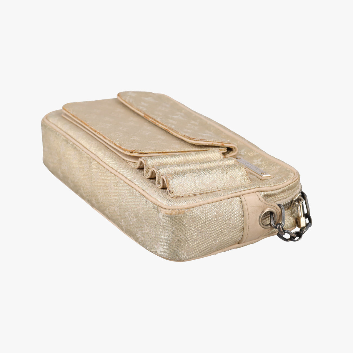 Pre-owned Louis Vuitton Shine McKenna Golden Monogram Shine M92363 shoulderbag | stylenewstar