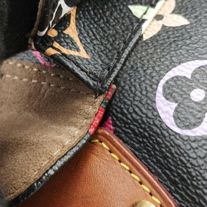 Secondhand Louis Vuitton SPEEDY 30 noir Monogram Multicolor M92642 handbag | stylenewstar