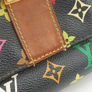 Secondhand Louis Vuitton SPEEDY 30 noir Monogram Multicolor M92642 handbag | stylenewstar