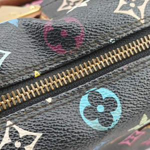 Secondhand Louis Vuitton SPEEDY 30 noir Monogram Multicolor M92642 handbag | stylenewstar