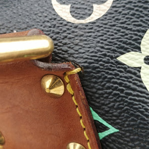 Secondhand Louis Vuitton SPEEDY 30 noir Monogram Multicolor M92642 handbag | stylenewstar