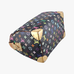 Secondhand Louis Vuitton SPEEDY 30 noir Monogram Multicolor M92642 handbag | stylenewstar