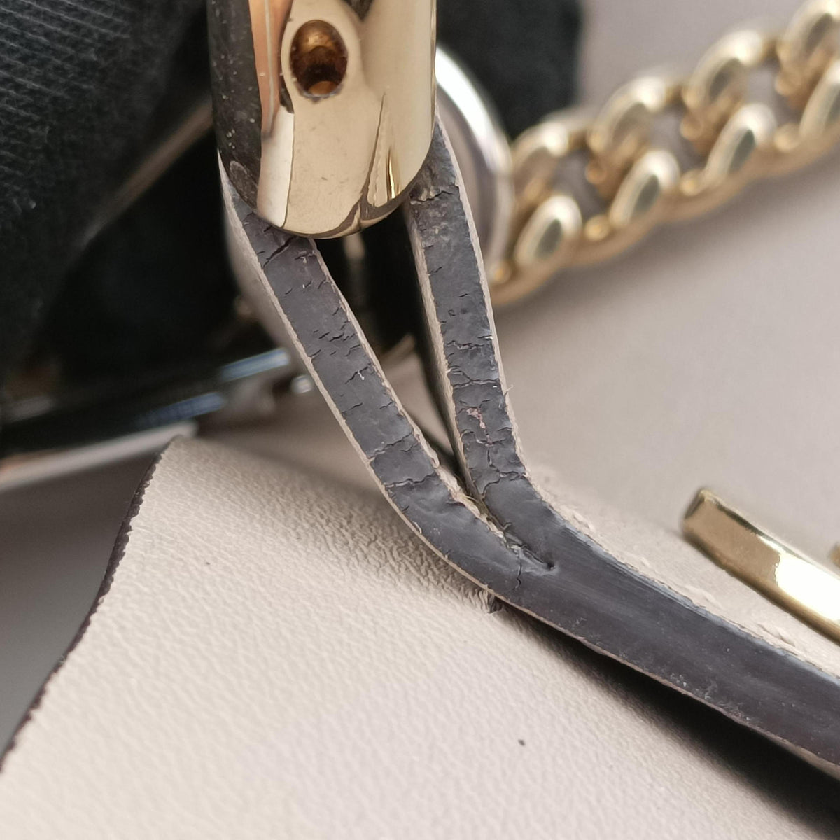 Vintage Chloe FAYE Grey Suede × leather  shoulderbag | stylenewstar