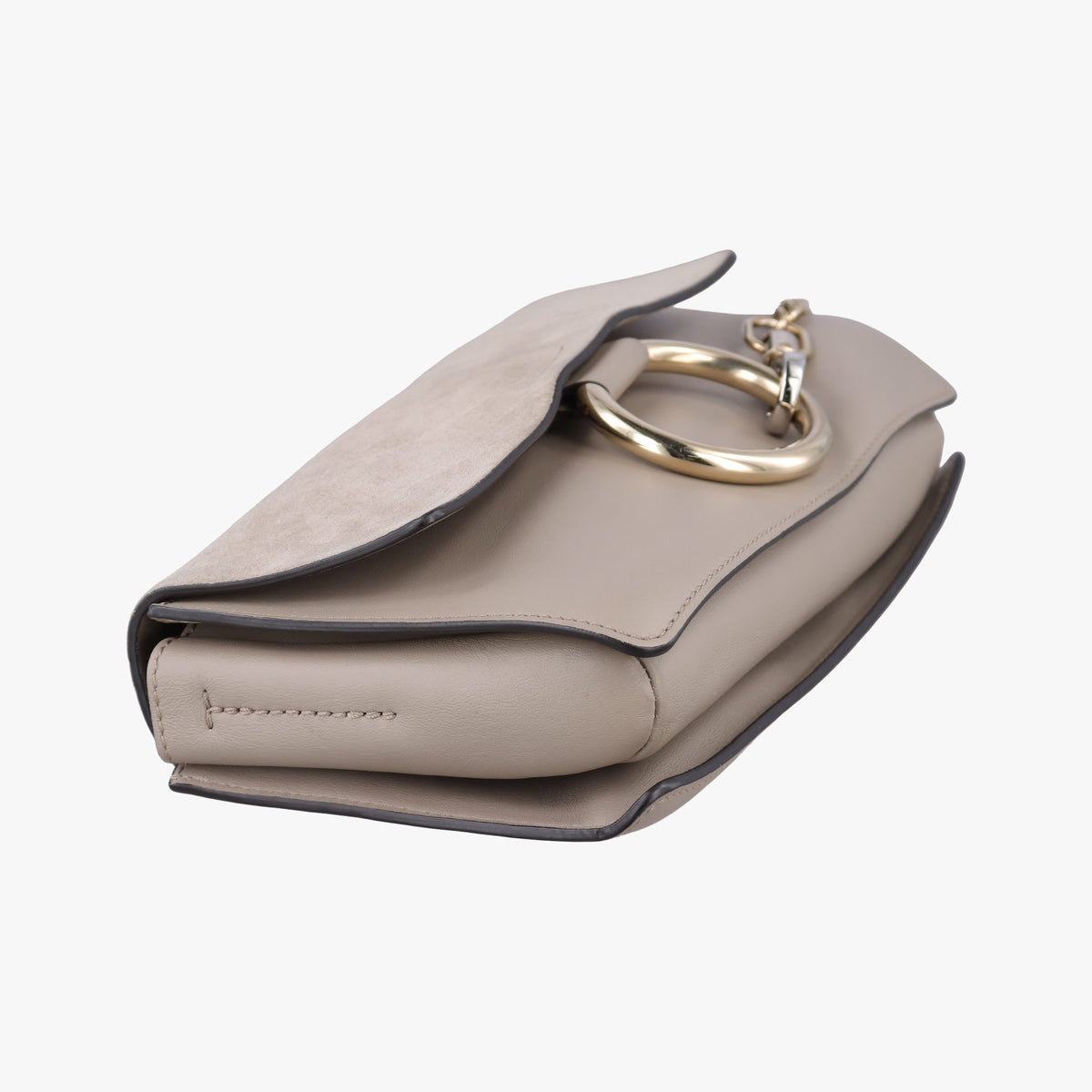 Vintage Chloe FAYE Grey Suede × leather  shoulderbag | stylenewstar
