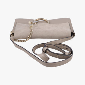 Vintage Chloe FAYE Grey Suede × leather  shoulderbag | stylenewstar