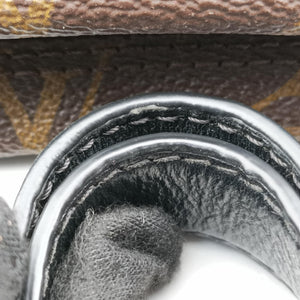 Pre-owned Louis Vuitton KITAN brown Monogram Macassar M40388 shoulderbag | stylenewstar
