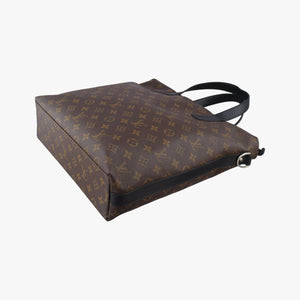 Pre-owned Louis Vuitton KITAN brown Monogram Macassar M40388 shoulderbag | stylenewstar