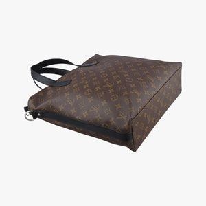 Pre-owned Louis Vuitton KITAN brown Monogram Macassar M40388 shoulderbag | stylenewstar