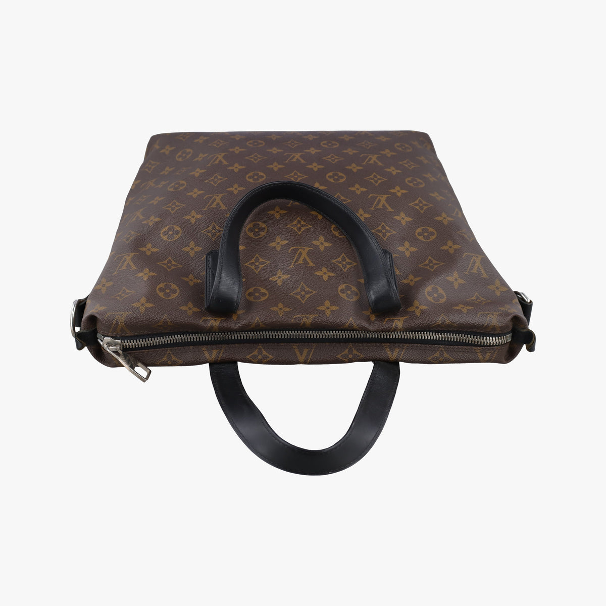 Pre-owned Louis Vuitton KITAN brown Monogram Macassar M40388 shoulderbag | stylenewstar