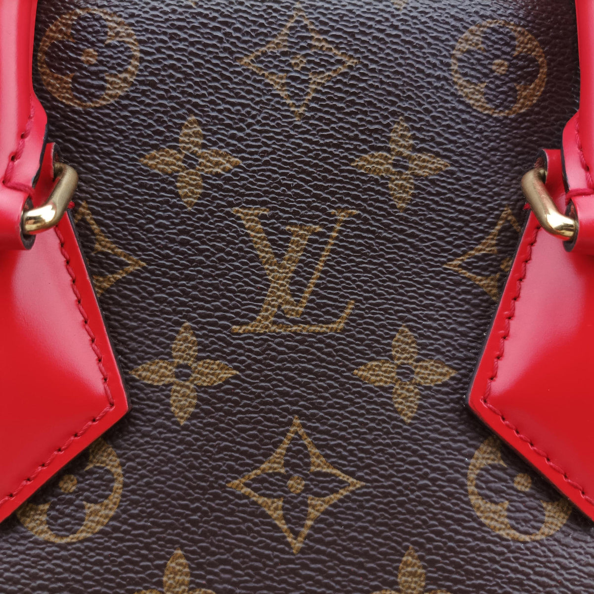 Secondhand Louis Vuitton PHENIX PM brown×COQUELICOT Monogram Canvas×calf leather M41537 shoulderbag | stylenewstar