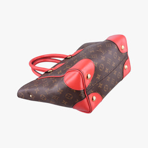 Secondhand Louis Vuitton PHENIX PM brown×COQUELICOT Monogram Canvas×calf leather M41537 shoulderbag | stylenewstar
