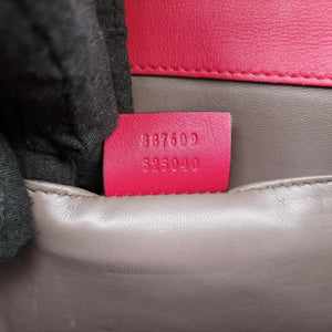 Pre-owned Gucci Interlocking G Rose Patent Leather 387609 shoulderbag | stylenewstar