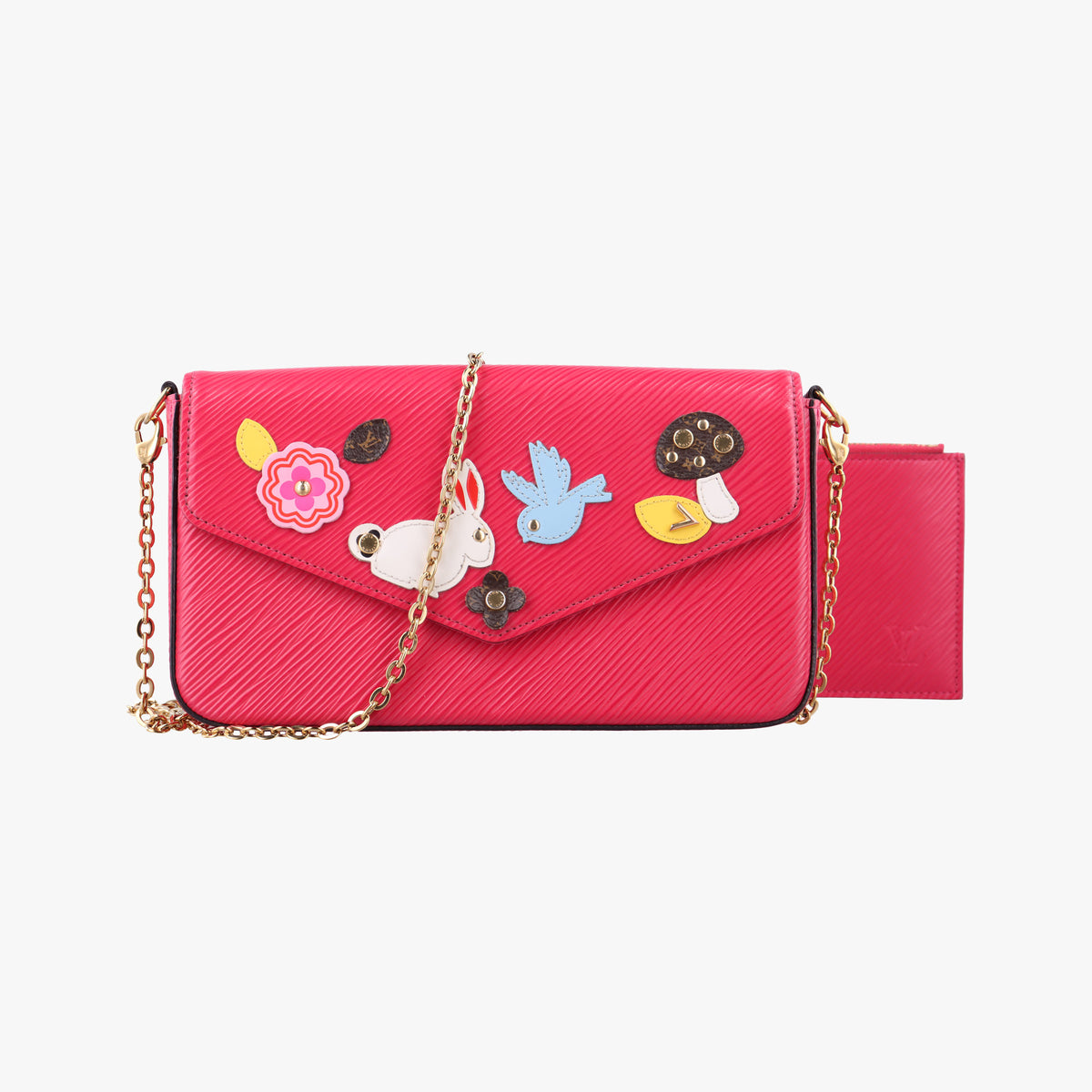 Secondhand Louis Vuitton Pochette Felicie pink Epi M62614 shoulderbag | stylenewstar