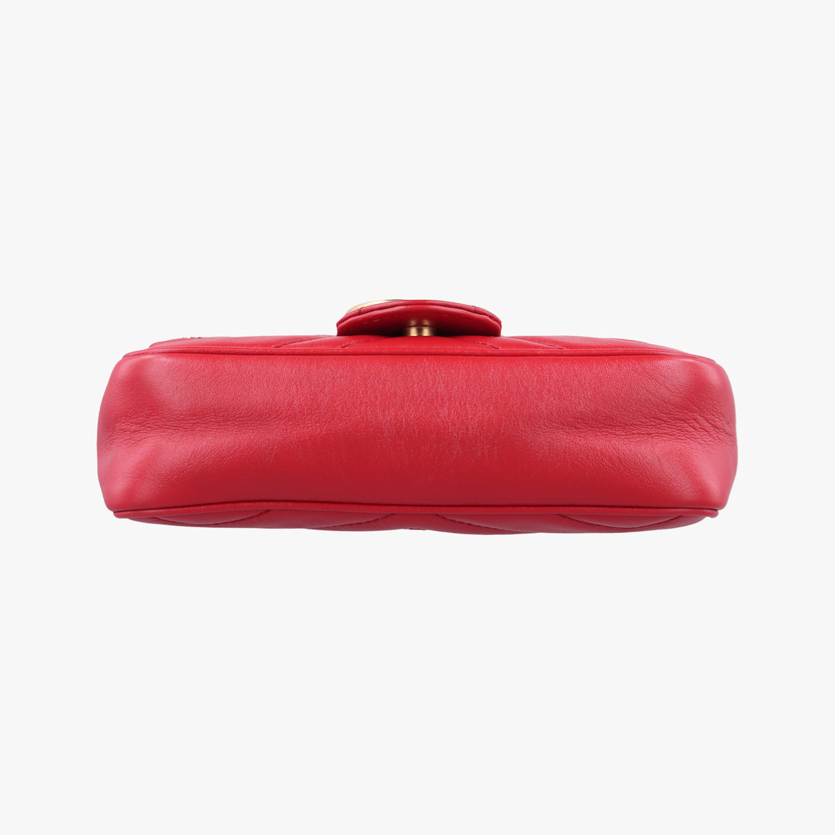 Pre-owned Gucci GG Marmont Red Leather 476433 shoulderbag | stylenewstar