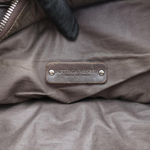 Pre-owned Bottega Veneta Intrecciato Briefcase Brown lambskin  handbag | stylenewstar